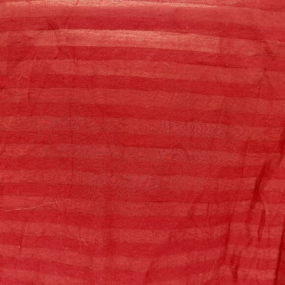 AnnTaylor Loft Pink striped blouse with puff sleeve - Picture 2 of 7